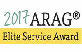 In recognition of outstanding service provided to an ARAG plan member